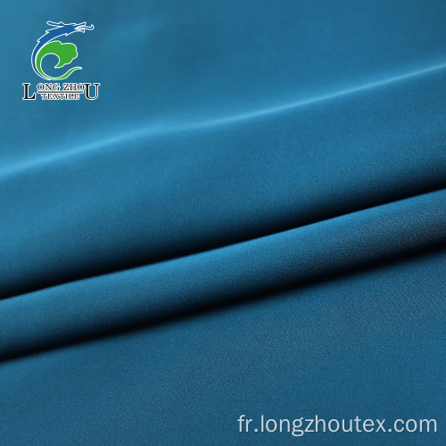 Tissu de satin de mousseline de soie Spandex